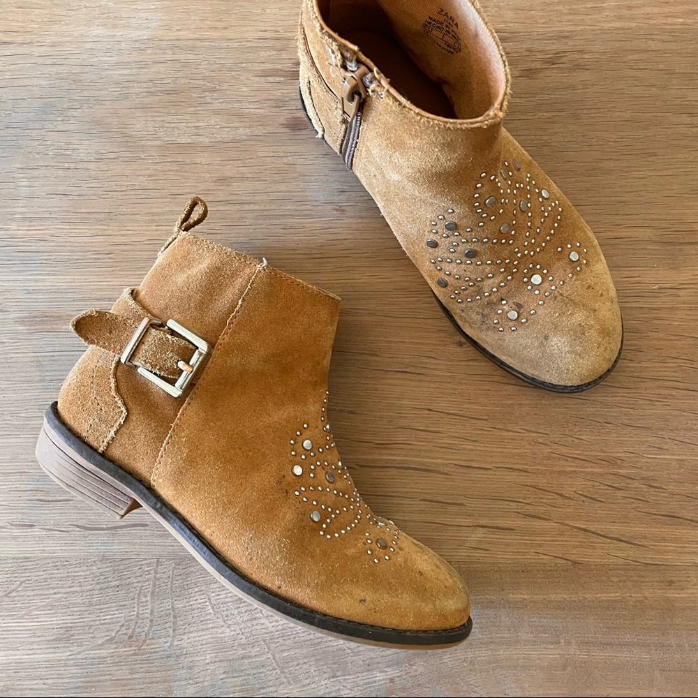 Zara Kids Western Ankle Boots